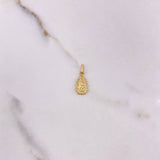 Dije Virgen Guadalupe 0.4gr / 1.8cm / Silueta Troquelado Oro Amarillo &