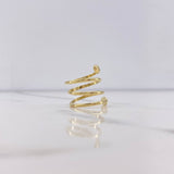 Anillo Serpiente 3.9gr / T5 1/2 / Oro Amarillo $