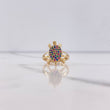 Anillo Tortuga 4.05gr / T6 1/2 / Circones Colores Oro Amarillo $