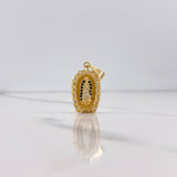 Dije Virgen Guadalupe 3.45gr / 2.5cm / Circones Blancos Negros Oro Amarillo &