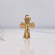 Dije Cruz Cristo 1.05gr / 2.4cm / Diamantado Oro Amarillo &