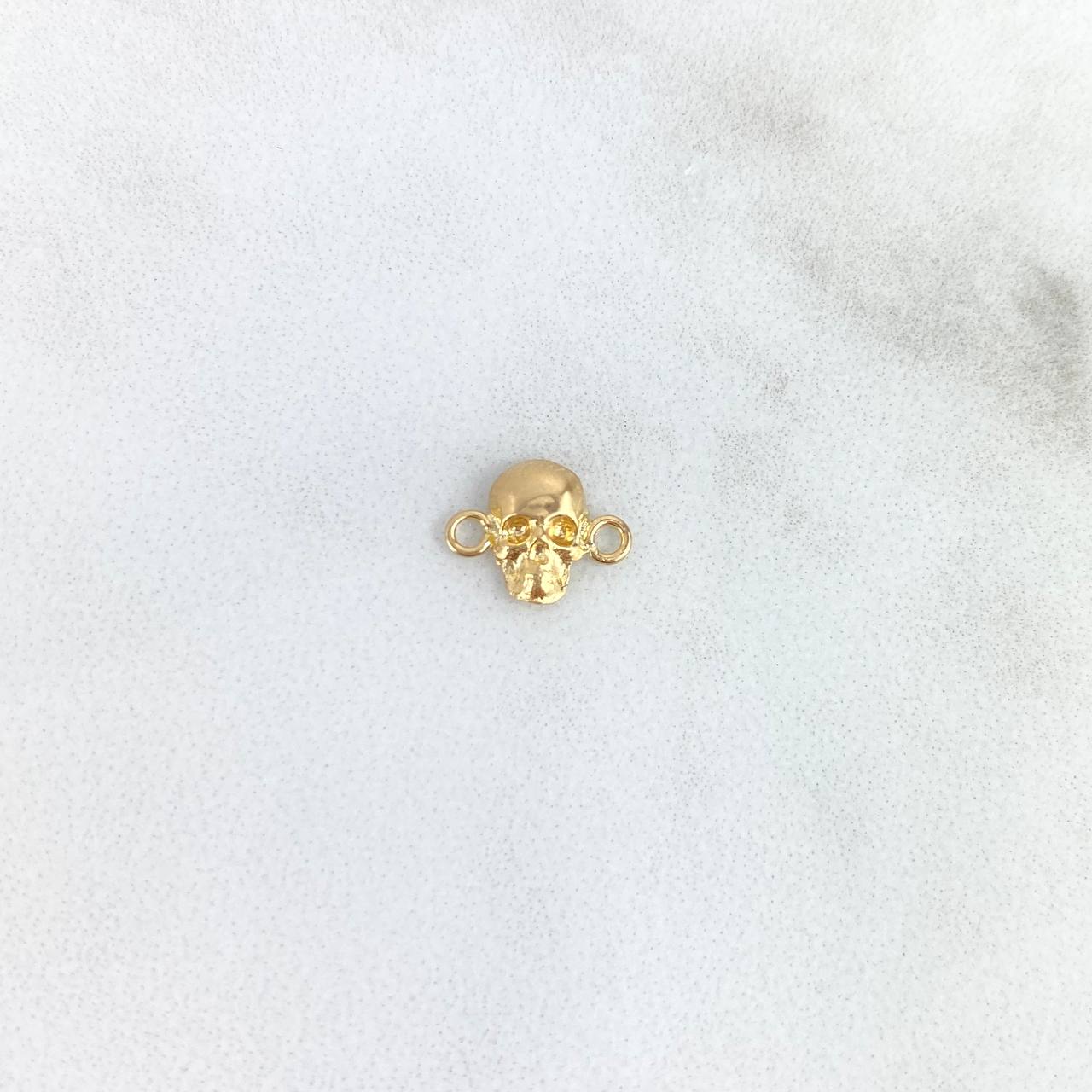 Herraje Calavera 0.4gr / 1cm / Oro Amarillo $