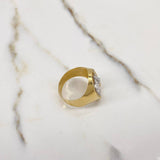 Anillo Caballo Herradura  3.35gr / T9 3/4 / Dos Oros Amarillo Blanco$