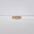 Anillo Solitario Churumbela 3.15gr / T6 / Circones Blancos Oro Amarillo &