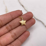 Dije Estrella 0.45gr / 1.8cm / Troquelada Oro Amarillo &