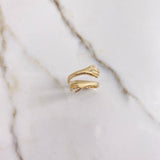 Anillo Abrazo 3.2gr / T5 / Oro Amarillo &