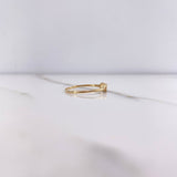 Anillo Infinito 0.9gr / T6 / Liso Oro Amarillo &