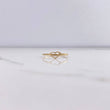 Anillo Corazon 0.8gr / T6 3/4 / Silueta Liso Oro Amarillo &