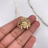 Herraje Indio 6.5gr / 2.3cm / Circones Negros Blancos Oro Amarillo $