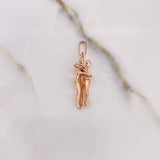 Dije Pareja 2.3gr / 2.5cm / Oro Rosa $