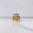 Anillo Indio 8.7gr / T9 / Circones Colores Oro Amarillo $