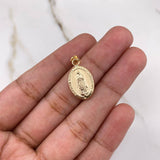 Dije Virgen Guadalupe 0.85gr / 2.3cm / Troquelado Oro Amarillo $