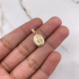 Dije Virgen Milagrosa 0.6gr / 1.9cm / Plano Oro Amarillo $