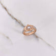 Anillo Correa Corona RX 4.8gr / T8 1/4 / Circones Blancos Dos Oros Blanco Rosa &