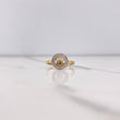 Anillo Corona RX 1.7gr / T6 1/4 / Circones Blancos Dos Oros Amarillo Blanco &