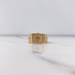 Anillo Correa Corona RX 5.6gr / T10 1/2 / Circones Blancos Oro Amarillo &