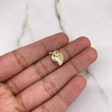 Dije Corazon 0.5gr / 1.6cm / Troquelado Oro Amarillo &