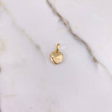 Dije Corazon 0.5gr / 1.6cm / Troquelado Oro Amarillo &