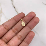 Dije Virgen Auxiliadora 0.35gr / 1.3cm / Troquelada Oro Amarillo &