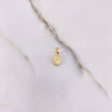 Dije Virgen Auxiliadora 0.4gr / 1.3cm / Troquelada Oro Amarillo &