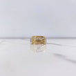 Anillo Corona RX 5.25gr / T10 / Circones Blancos Dos Oros Amarillo Blanco &