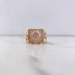 Anillo Crono Tempo Aguila 12.3gr / T11 / Circones Blancos Tres Oros $