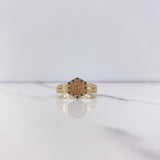 Anillo MBG 5.05gr / T9 / Circones Verdes Blancos Oro Amarillo &