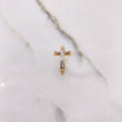 Anillo Puntos Cruz Cristo 3.2gr / T6 1/4 / Tres Oros $