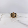 Anillo Brujula 10gr / T10 / Circones Negros Oro Amarillo $