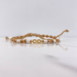 Pulsera Beige Herraje Infinito 0.35gr / 1.4cm / Liso Oro Amarillo &