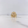 Anillo Indio 9.05gr / T8 1/2 / Circones Colores Oro Amarillo $