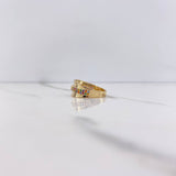 Anillo Banda 4.1gr / T6 / Circones Colores Oro Amarillo $