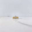 Anillo Corona 15s 2.3gr / T6 1/2 / Circones Blancos Dos Oros Amarillo Blanco $