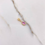 Dije Halo Gota 1gr / 1.7cm / Circones Rosado Blancos Oro Amarillo &