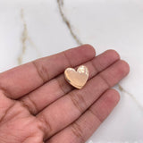 Dije Corazon 2.3gr / 1.3cm / Liso Oro Rosa $