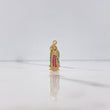 Dije Virgen Guadalupe 1.85gr / 2.7cm / Circones Fucsia Verdes Oro Amarillo $