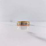 Anillo Correa Corona RX 8.4gr / T10 3/4 / Tres Oros $