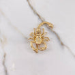 Dije Escorpion 7.7gr / 4.3cm / Circones Blancos Fucsias Oro Amarillo $