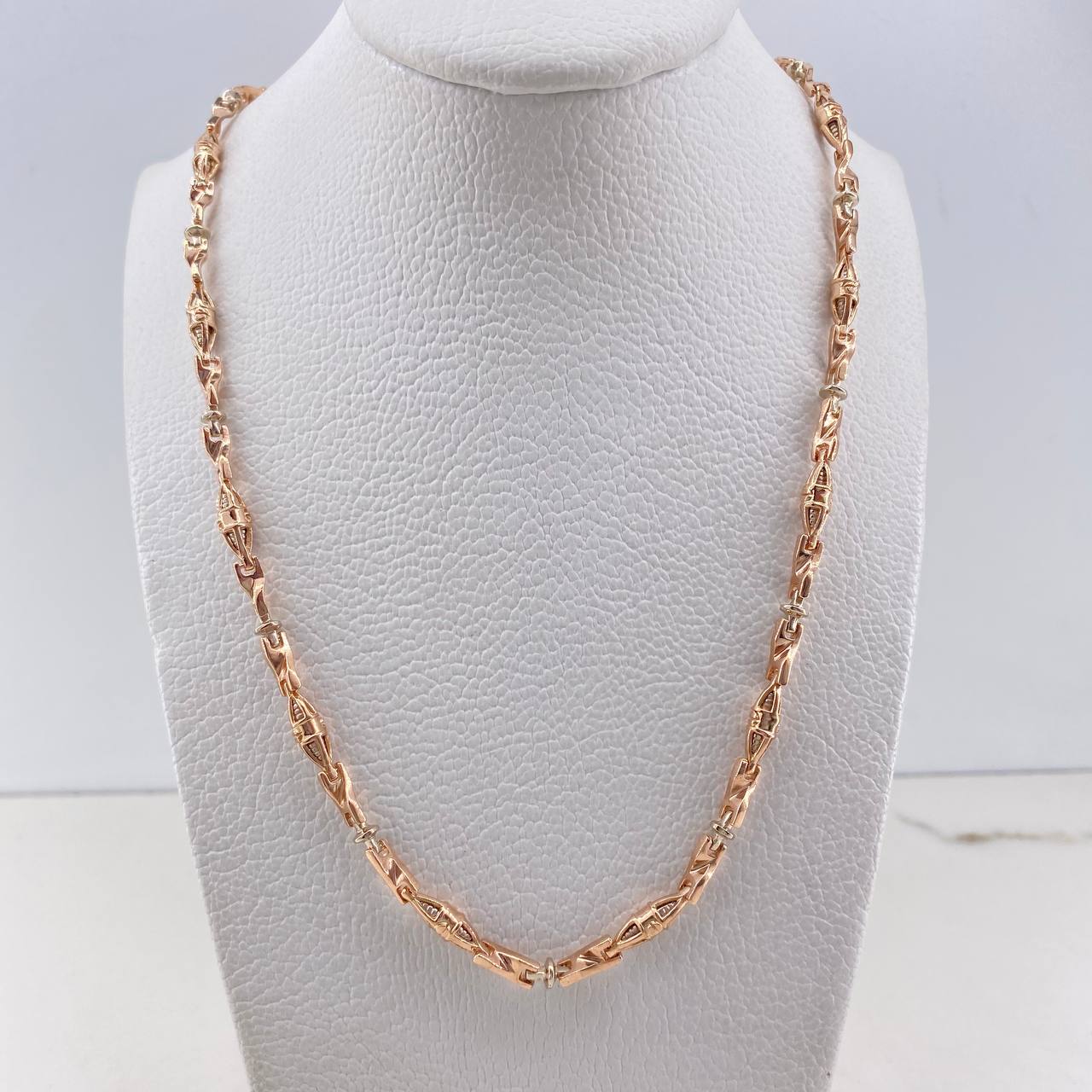 Cadena Dubai 37.3gr / 60cm / Oro Rosa $