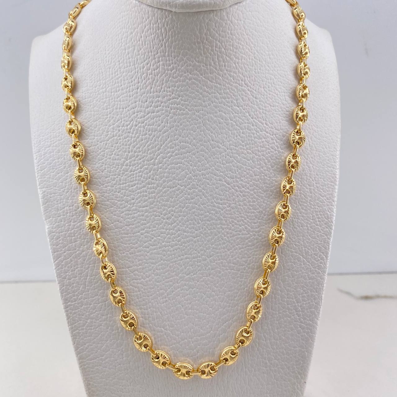 Cadena GC 17.6gr / 60cm / 6mm Diamantado Oro Amarillo $