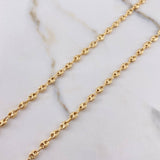 Cadena GC 8.05gr / 50cm / 4mm Diamantado Oro Amarillo $