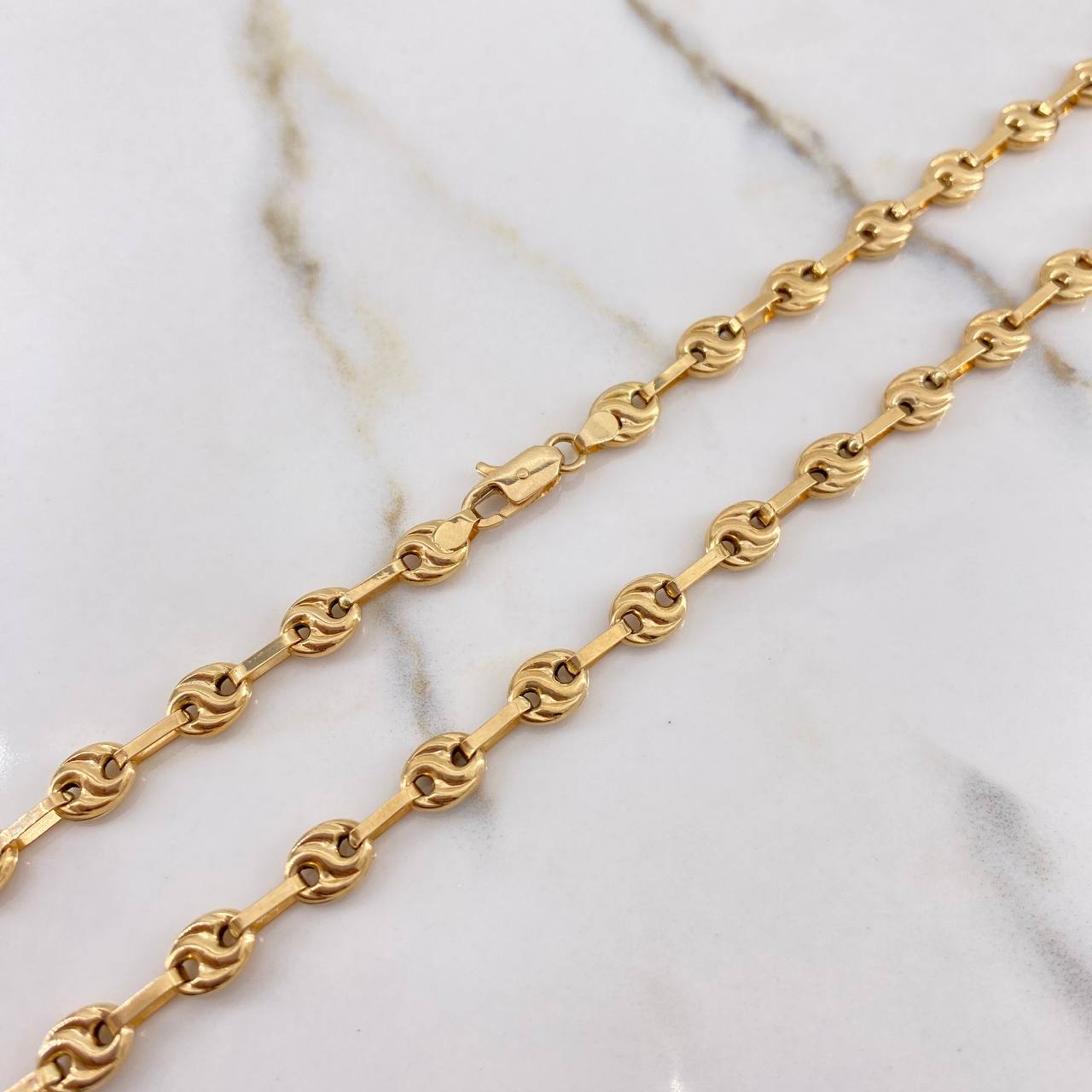 Cadena GC 16.15gr / 65cm / 7mm Diamantada Oro Amarillo $