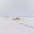 Anillo Infinito 1.95gr / T7 1/4 / Circones Blancos Oro Amarillo &