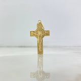 Dije Cruz Cristo 2.8gr / 4.2cm / San Benito Oro Amarillo &