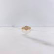 Anillo Tiara Corazon 1.95gr / T7 1/4 / Circones Rosado Blancos Oro Amarillo $