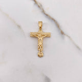 Dije Cristo Señor De Los Milagros 3.45gr / 3.3cm / Oro Amarillo $