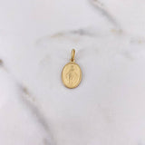 Dije Virgen Milagrosa 1.8gr / 2.2cm / Lisa Oro Amarillo 18K $