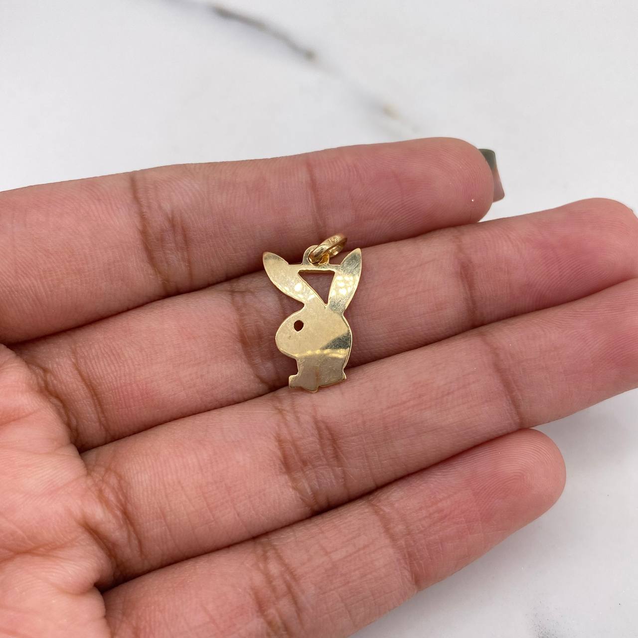 Dije Conejo 1.45gr / 2cm / Liso Oro Amarillo 18K $