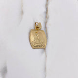 Dije Madalla Virgen 3.3gr / 2.8cm / Liso Oro Amarillo $