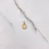 Dije Marco Letra X 0.35gr / 1.4cm / Liso Oro Amarillo $